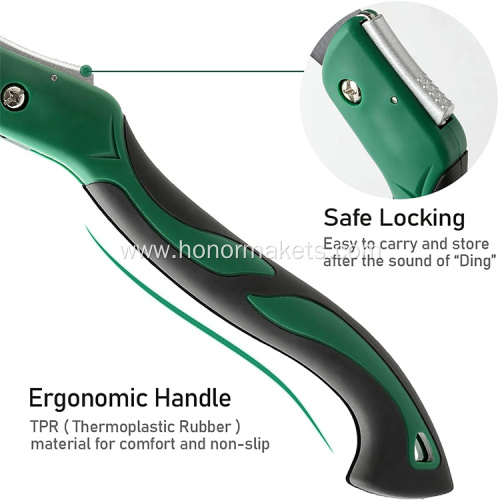 Garden Pruning Hand Saw with SK5 Steel Blade for Tree Trimming Camping cutting folding pruning saw ouedoor saw